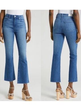 PAIGE Claudine raw hem Jean
